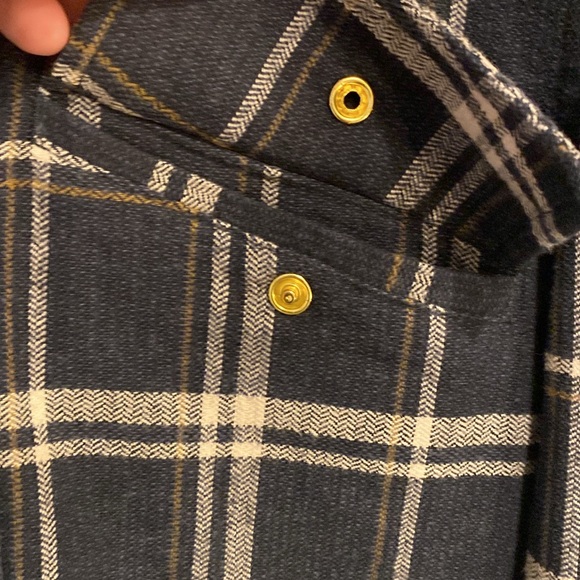 Scotch and Soda plaid jacket size small with snaps - Picture 6 of 6